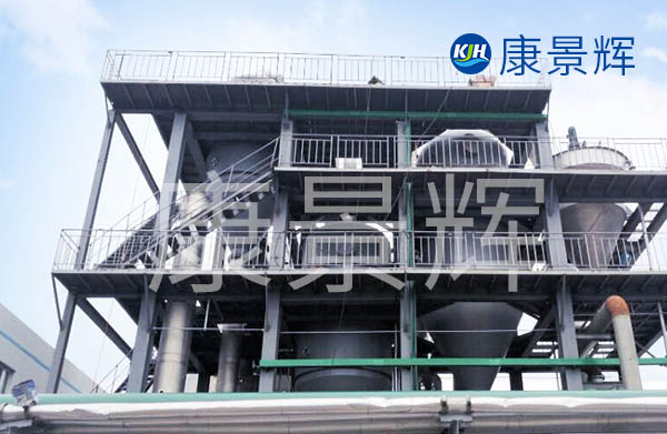 青島康景輝三效蒸發(fā)器有熱堿水、熱水、清水三種清洗功能